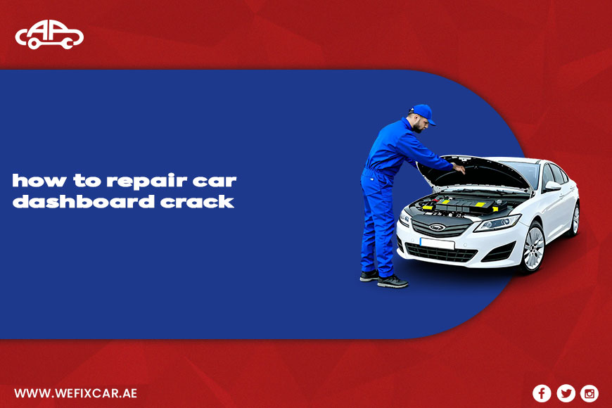 repair car dashboard crack