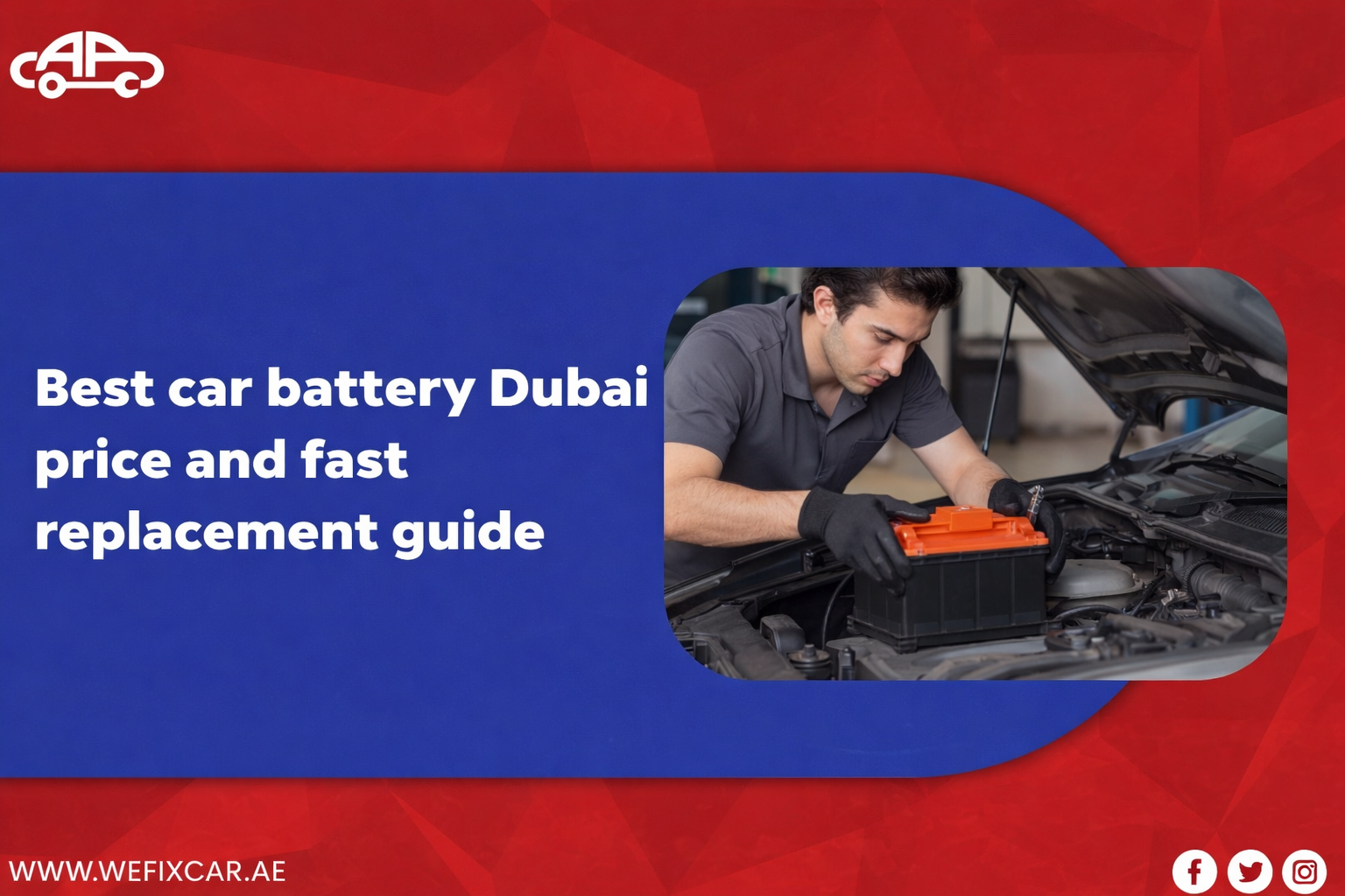 car battery dubai