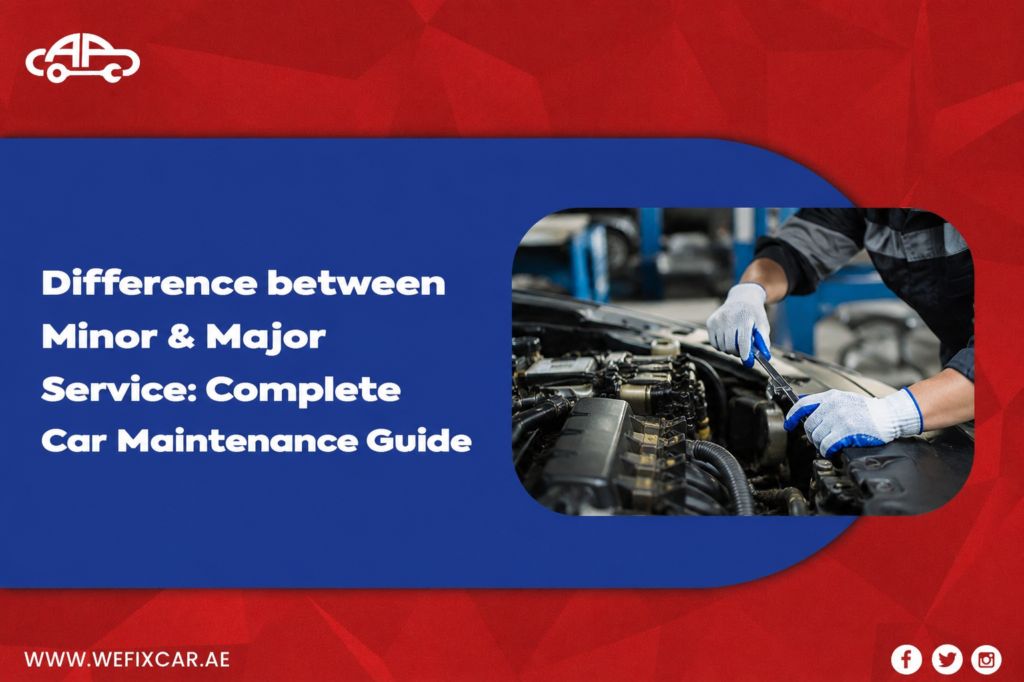 Difference between Minor & Major Service: Complete Car Maintenance Guide